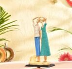 Xtore Graceful Dancing Couple Figurine | Resin Home Decor Accent | Unique Art Piece for Living Room, Dining Room, or Entryway | Elegant and Dynamic Design | Perfect Wedding - Fast Shipping to USA & Canada - Image 2