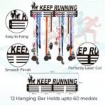 Sehaz Artworks Medal Hangers for Wall | Medal Holder for Wall | Medal Display Case | Wall Mount Medal Frame Holds Upto 24-30 Medals Brown - Fast Shipping to USA & Canada - Image 2