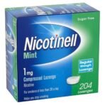 Nicotinell Nicotine Lozenge, Quit Smoking Aid, Sugar Free Mint Flavour, 1 mg, 204 Pieces - Fast Shipping to USA & Canada - Image 5