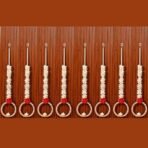 CraftVatika Diwali Decoration Items for Home Decor, Wall Hanging Tealight Candle Holder Set of 8 Latkans Toran for Home Door Wall Decoration, Red Rose Latkan Toran, Diwali Deepawali Gifts - Fast Shipping to USA & Canada - Image 2