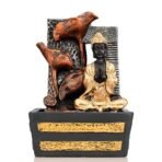 Global Grabbers Polyresin Table Top Indoor Outdoor Water Fall Fountain with LED Lights Home Decor Decoration Gift Gifting Items-GOL_GRY-S8-(000) - Fast Shipping to USA, Canada & India - Image 3