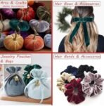 VRB DecTM 1 MTR Multi Purpose Velvet Fabric Cloth Material for Decoration for Trousseau Packing, Party Hall Decoration, Bouquet,Gift Packing,Decor,Pooja Room Decoration Items (1 MTR, Light Pink) - Fast Shipping to USA & Canada - Image 4