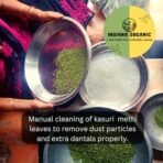 Indiana Organic Kasuri Methi, Dry Fenugreek Leaves, Kasoori Methi, Manually Cleaned A++ Grade, Packed in Air Tight Glass Jar - 50 Gram | No Dust or additives | New Nov 2024 harvest - Fast Shipping to USA & Canada - Image 2