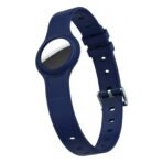 Xtore Dog Collar Case Compatible with Apple Air-Tag | Adjustable Skin Friendly - (Pack of 1, Navy Blue) - NO AIR-Tags Included - Fast Shipping to USA & Canada