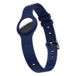 Xtore Dog Collar Case Compatible with Apple Air-Tag | Adjustable Skin Friendly - (Pack of 1, Navy Blue) - NO AIR-Tags Included - Fast Shipping to USA & Canada