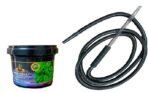 PUFF SMART Premium Herbal Flavor Mint (100G) With Disposable Glass Handle Pipe_Black (100% Tobacco And Nicotine Free) - Fast Shipping to USA & Canada