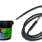 PUFF SMART Premium Herbal Flavor Mint (100G) With Disposable Glass Handle Pipe_Black (100% Tobacco And Nicotine Free) - Fast Shipping to USA & Canada