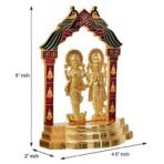 JaipurCrafts Premium Gold Plated Lakshmi Ganesh Idol Murti for Home and Pooja Room Gold Plated Statue Idol for Car Dashboard, Home, Office DECOR, Gifting Decorative Showpiece - Fast Shipping to USA & Canada - Image 4