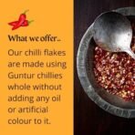 Indiana Organic Chili Flakes Guntur Chilli | Extra hot & Spicy | No Oil Added | No preservatives or Artificial Flavour | Freshly Packed on Order - 70 gram (Pack of 2) - Fast Shipping to USA & Canada - Image 3