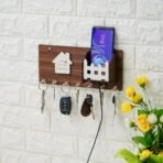 Webelkart Beautiful Wooden Keys Hanger, Key Holder for Home/Office Decor, Key Holder for Wall Decor,Key Chain Stand for Home (11.5" Inches) - Fast Shipping to USA & Canada - Image 2