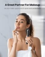 One94Store Mini Handheld Fan - Portable Folding USB Rechargeable Fan, 2000mAh Battery, 3-Speed Cooling Desk Fan for Home, Office, Travel, Kitchen, and Kids (Black) - Fast Shipping to USA & Canada - Image 5