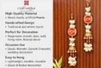 CraftVatika Shubh Labh Hanging for Main Door Entrance, Diwali Decoration for Home, Shubh Labh Latkan for Decorations, Wall Hanging Decoration for Festival (42 CM Height) - Fast Shipping to USA & Canada - Image 4