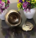 Brass Gangajal Kalash with Engraved Design, Traditional Hindu Religious Water lota - Fast Shipping to USA & Canada - Image 2
