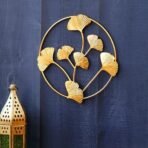 Webelkart Premium Gold Plated Decorative Metal Wall Hanging Art Decoration Item for Living Room| Wall Art for Hall | Wall Sculpture (8.5"X8") - Fast Shipping to USA & Canada - Image 2