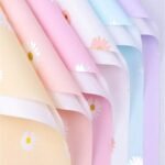 VRB Dec 10pcs Gift Wrapping Paper Sheet/Gift Paper For packing/Gift Papers Sheets/Gift Wrapper/Gift Packing Material Wrapping Paper for Gift Packing Birthday,Anniversary,Diwali,Christmas. (10 Pcs Daisy Flower Print) - Fast Shipping to USA & Canada