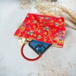 Xtore Beautiful Handmade Purse with Work for Women (Pack of 1, Red) - Fast Shipping to USA & Canada - Image 3