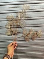 VRB Dec 1 Pcs Artificial Eucalyptus Gingko Leaves Faux Flowers Fake Flower for Home,Office Corner,Bedroom,Balcony,Living Room Decoration, Restaurant Decor and Craft (Pot NO Include (Golden Hearts Stick, 1) - Fast Shipping to USA & Canada - Image 4