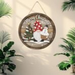 Webelkart Merry Christmas Banner Door Wall Hanging| Christmas Tree Decoration Items | Office |Wall Hanging,Xmas Decorations Items for Home (10"Inches) - Fast Shipping to USA & Canada - Image 2