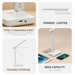 One94Store Rechargeable LED Desk Lamp - Foldable Study Lamp with 1200mAh Battery, USB Charging, Touch Function, Eye Protection & 3-Level Brightness for Reading, Office & Home Use - Fast Shipping to USA & Canada - Image 5