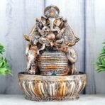 Global Grabbers Polyresin Table Top Indoor Outdoor Water Fall Fountain with LED Lights Home Decor Decoration Gift Gifting Items-A_ORG-SF42 - Fast Shipping to USA, Canada & India - Image 2