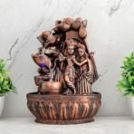 Global Grabbers Polyresin Table Top Indoor Outdoor Water Fall Fountain with LED Lights Home Decor Decoration Gift Gifting Items-A_COP-WF-SF45 - Fast Shipping to USA, Canada & India - Image 2