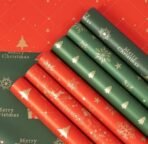 VRB Dec 10 Pcs Plastic Gift Wrapping Paper Sheet For Boxes/Gift Papers Sheets/Gift Wrapper/Gift Packing Material Wrapping Paper for Gift Packing Birthday,Anniversary,Diwali,Christmas. (christmas gift wrapping paper Desugn 10 Sheets With Gift Cards) - Fast Shipping to USA & Canada - Image 3
