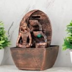 Global Grabbers Polyresin Table Top Indoor Outdoor Water Fall Fountain with LED Lights Home Decor Decoration Gift Gifting Items-A_COP-SF17 - Fast Shipping to USA, Canada & India - Image 3