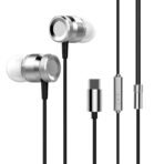 Xtore Wired in Ear Earphone Type C with Mic (Black) - Fast Shipping to USA & Canada