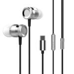 Xtore Wired in Ear Earphone Type C with Mic (Black) - Fast Shipping to USA & Canada