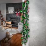 CraftVatika Pack of 2 Christmas Garlands for Xmas Tree Decoration Items, Christmas Tinsel Holly Leaf Garland for Home Office Decor, Home Office, Door, Staircase, Balcony, Party Decoration (2 Pc) - Fast Shipping to USA & Canada - Image 4