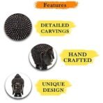 Global Grabbers New face Head Buddha Statue showpiece Idol Home Decor Items for Living Room and Gifts (Antique Copper) - Fast Shipping to USA, Canada & India - Image 2