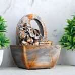 Global Grabbers Polyresin Table Top Indoor Outdoor Water Fall Fountain with LED Lights Home Decor Decoration Gift Gifting Items-A_ORG-SF25 - Fast Shipping to USA, Canada & India - Image 4