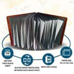 Sehaz Artworks A4 Size Wooden Scrap Book Photo Album (30 cm x 21 cm x 3 cm) (Beige) - Fast Shipping to USA & Canada - Image 4