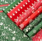 VRB Dec 10 Pcs Plastic Gift Wrapping Paper Sheet For Boxes/Gift Papers Sheets/Gift Wrapper/Gift Packing Material Wrapping Paper for Gift Packing Birthday,Anniversary,Diwali,Christmas. (christmas gift wrapping paper Desugn 10 Sheets With Gift Cards) - Fast Shipping to USA & Canada - Image 2