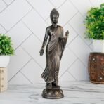 Global Grabbers New Standing Buddha Statue showpiece Idol Home Decor Items for Living Room and Gifts (Antique Golden) - Fast Shipping to USA, Canada & India - Image 4