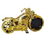 Xtore Mini Motorcycle Bike Alarm Desk Shelf Clock, Unique Gift for Motor Lovers | Home/Office Decor - (Pack of 1, Gold,Plastic) - Fast Shipping to USA & Canada - Image 3