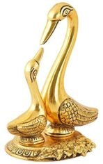 Webelkart Metal Kissing Duck Showpiece for Home and Office Decor Decor- Decorative Items for Home, Antique Home Decor (6 Inches) - Fast Shipping to USA & Canada - Image 3