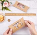 VRB Dec 50pcs Small Brown Folding Gift Boxes for Packaging/Gift Boxes for Gifting,hamper boxes for gift empty,gift hamper box for gifting,return Gifting,Chocolates, Dry Fruits, Wedding & Pooja Gifts. (50 pcs Brown Box) - Fast Shipping to USA & Canada - Image 4