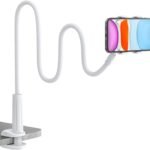 Xtore Universal 360 Rotation Desk and Bed Mount Flexible arm Mobile Holder - (Pack of 1, Pearl White) - Fast Shipping to USA & Canada