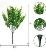 VRB DecTM Artificial Lavender Flower Bunch for Home Decor | Faux Flowers for Vases | Decoration Items for Home,Diwali,Chritmas Living Room| Decoration and Craft (Euclyptus Flower Stick, 2) - Fast Shipping to USA & Canada - Image 2