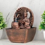 Global Grabbers Polyresin Table Top Indoor Outdoor Water Fall Fountain with LED Lights Home Decor Decoration Gift Gifting Items-A_COP-SF4 - Fast Shipping to USA, Canada & India - Image 3