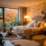 One94Store 20Meter 56 LED Serial String Lights - Plug in Waterproof Copper Wire Fairy Lights for Home Decoration, Christmas, Garden, & Diwali Decoration Lights for Balcony Outdoor - Warm White - Fast Shipping to USA & Canada - Image 2