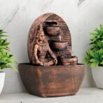 Global Grabbers Polyresin Table Top Indoor Outdoor Water Fall Fountain with LED Lights Home Decor Decoration Gift Gifting Items-A_COP-SF17 - Fast Shipping to USA, Canada & India - Image 4