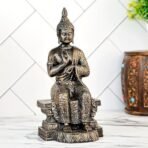 Global Grabbers New Buddha Statue showpiece Idol Home Decor Items for Living Room and Gifts (Antique Golden) - Fast Shipping to USA, Canada & India - Image 4