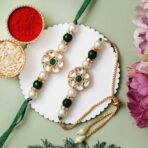 Webelkart Rakhi For Bhaiya and Bhabhi With My Best Bro Wooden Cute Cutout For Brother |Lumba Rakhi For Bhabhi | Rakhi Gifts, Rakhi For Sister Gift For Rakhshbandhan Rakhi For Brother - Fast Shipping to USA & Canada - Image 2