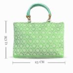 Xtore Beautiful Handmade Purse for Women (Pack of 1, Light Green) - Fast Shipping to USA & Canada - Image 4
