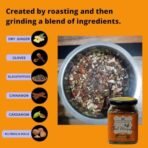 Indiana Organic chai masala Powder 120gm | 240 Cups tea masala | Kadak Chai with 7 Aromatic Spices, Invigorating, Refreshing, Immunity Booster with No Preservative Packed on order fresh. - Fast Shipping to USA & Canada - Image 2