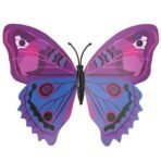 Xtore Plastic 3D Butterfly Sticker with Sticking Pad (Shimmer Purple) -Set of 12 Pieces & Xtore 12pcs 3D Home Decor Butterfly with Sticking Pad (Shimmer Golden, Set of 12) - Fast Shipping to USA & Canada - Image 3