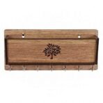 Sehaz Artworks Slant-Tree-Balcony-WT-KeyHolder Wooden Key Holder (7 Hooks) - Fast Shipping to USA & Canada - Image 2