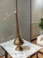 Brass Bottle for Gangajal || Perfume Gulab Pash Sprinklers Gangajal Spray Bottle for Home Temple Pooja (23 cm, Pack of 1) - Fast Shipping to USA & Canada - Image 2